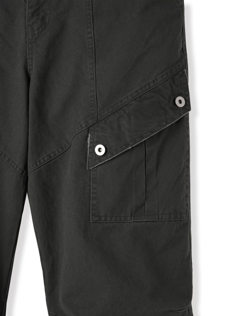 Deep garment pin dying cargo pants