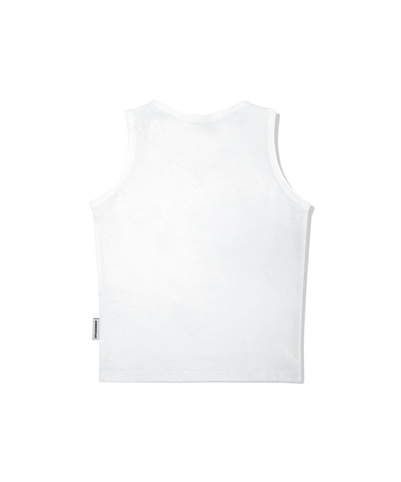 METAL LOGO TANK TOP WHITE