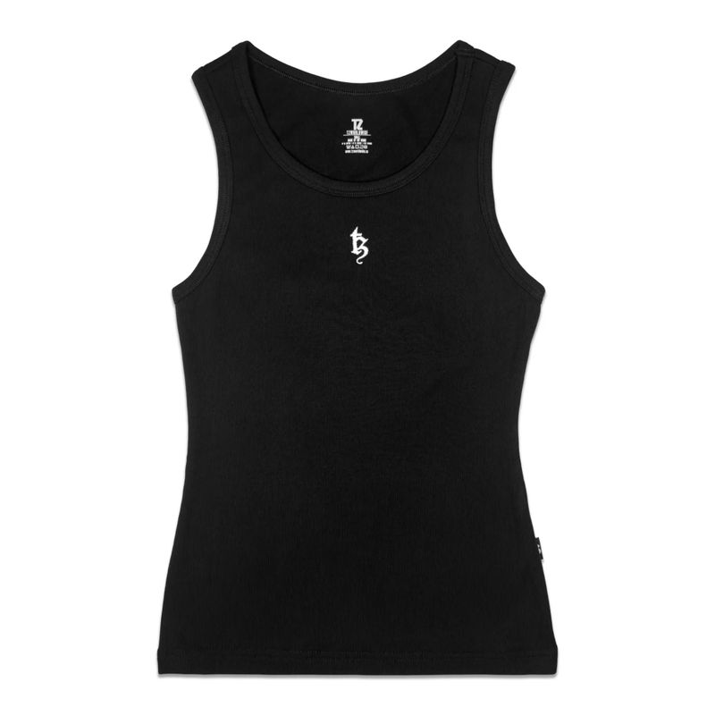 TZWORLDWIDE（トレッズワールドワイド）の「TZ SIGIL HEAVY RIB TANK - WOMEN BLACK（Tops）」