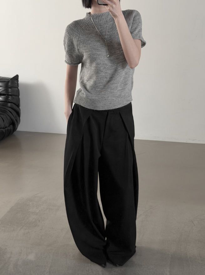 Zvel Inverted Pleated Slacks