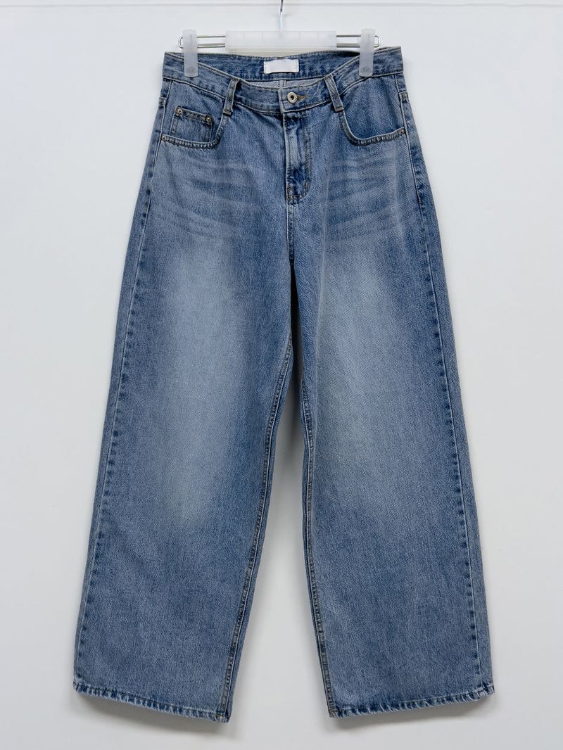 403 Catbrush Wide Denim Pants