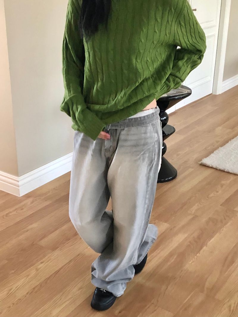 Canis gray denim pants