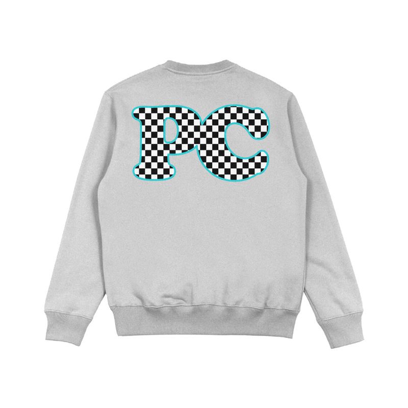 Public Culture（パブリックカルチャー）の「Checkered Sweater - Misty Grey（Tops）」