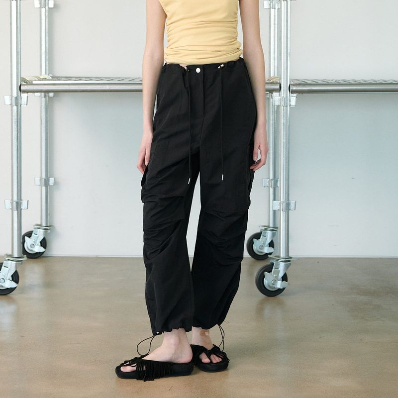  SUMMER CARGO PANTS, BLACK