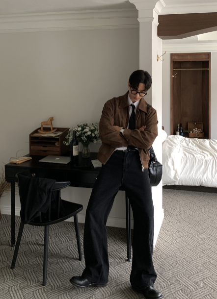 Bias Classic Bias Incision Suede Jacket