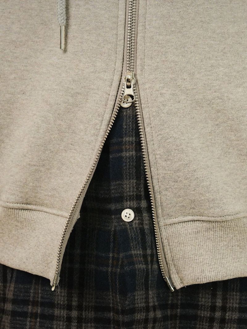DO RIZE Patch Crop Hoody Zip-up