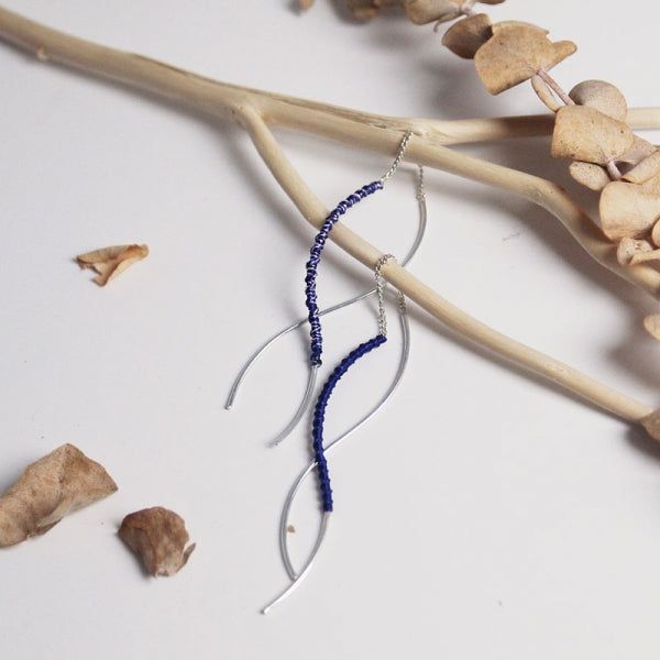 [CCNMADE] At the end of the night Earring (BLUE