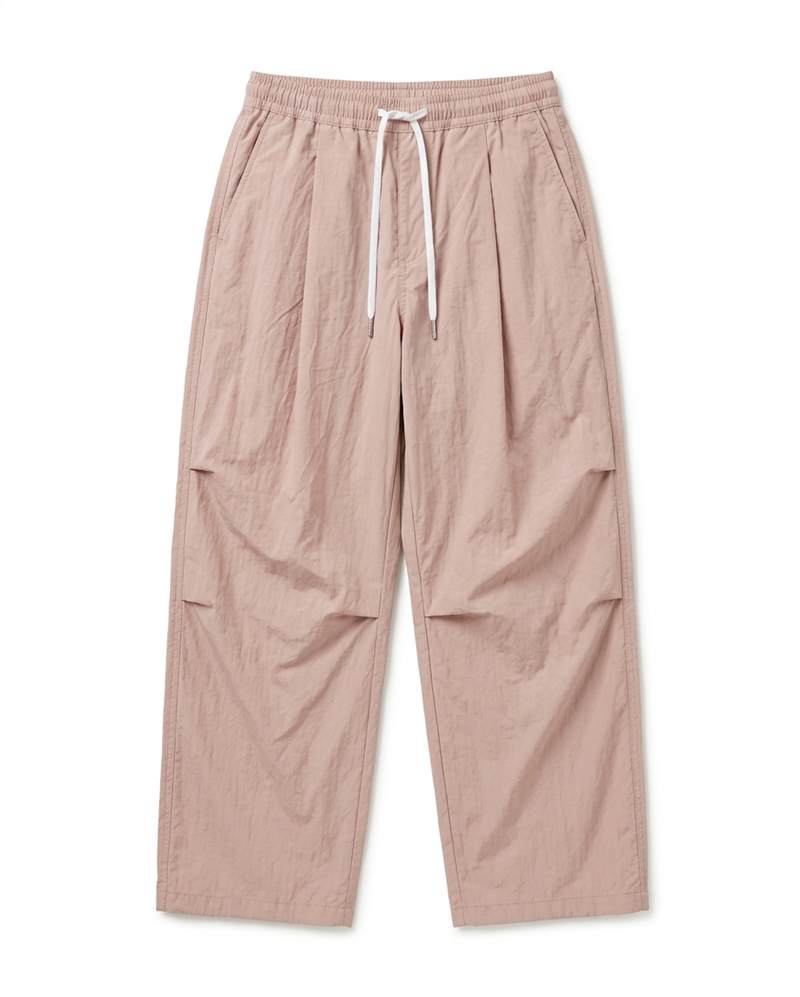 Cool Over Curved Nylon Pants (7c)