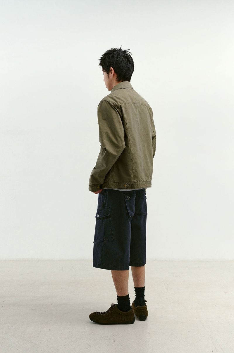 Monkey Pockets Cargo Shorts (Washed Navy)
