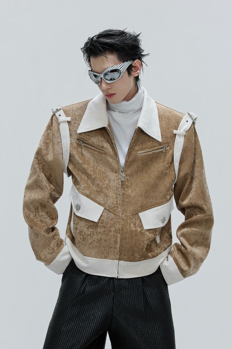 Argue Cultureの「Silk Velvet Contrast Pocket Jacket（Jackets/Outerwear）」