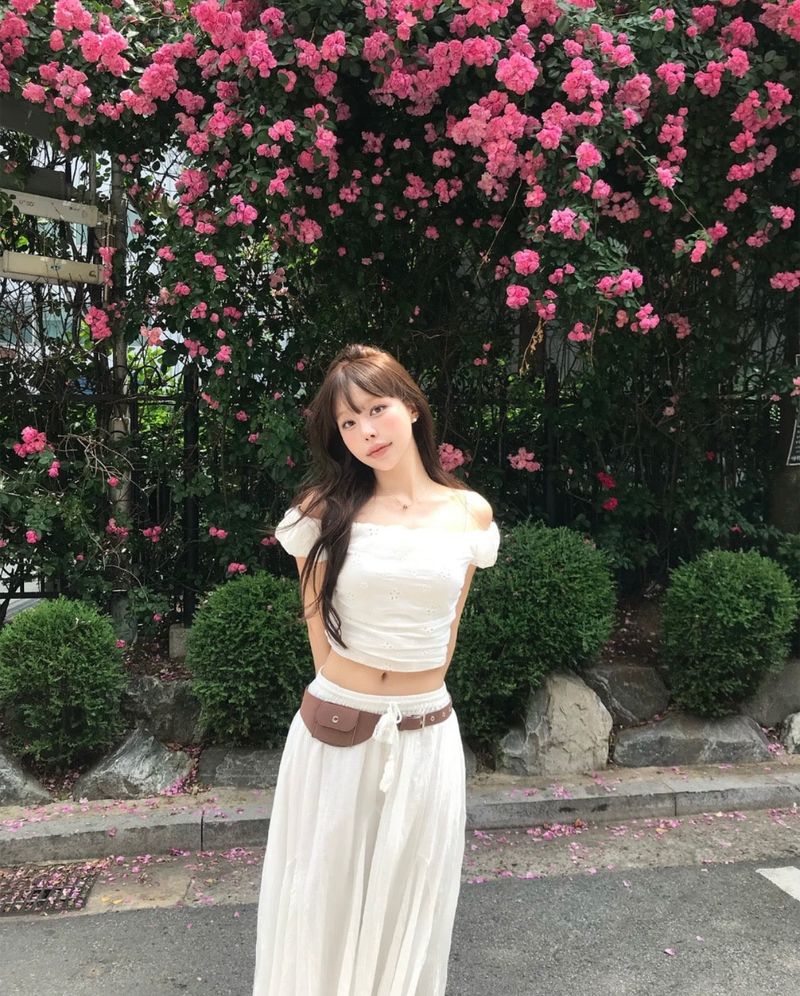 flute drift maxi long sk