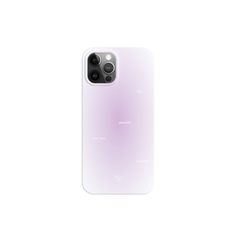 tiny weather(タイニーウェザー)の「cheek hard case-lilac(Smartphone Accessories)」