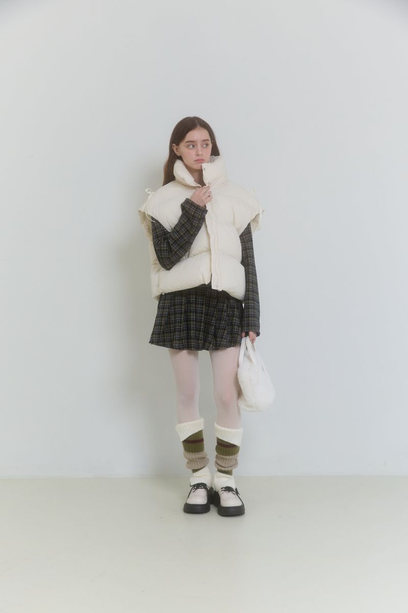 FROSTED CHECK DRESS