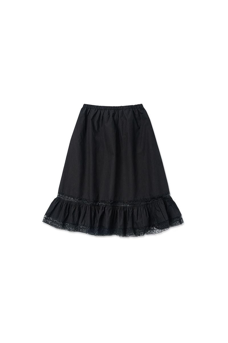 Faye lace skirt_black