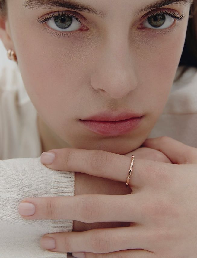 26SS★ Ice Block Silver Ring S