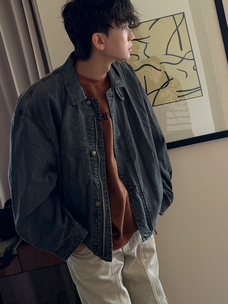 [Premium] 3 TAP Oxford Work Jacket (2color)