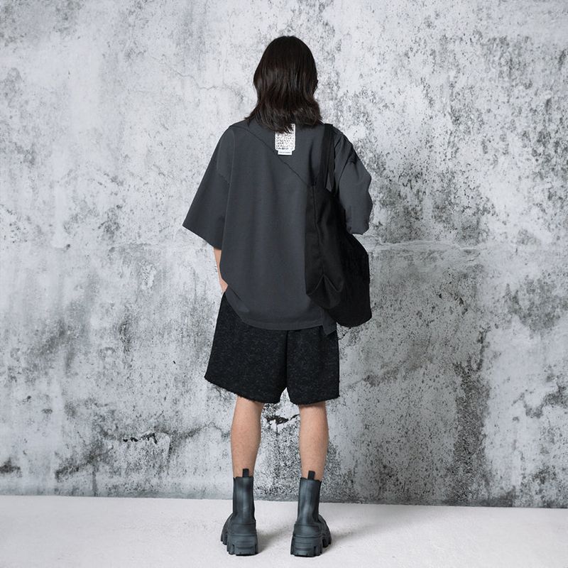 Cutting Logo OversizedFit T-shirt (DARK GRAY)