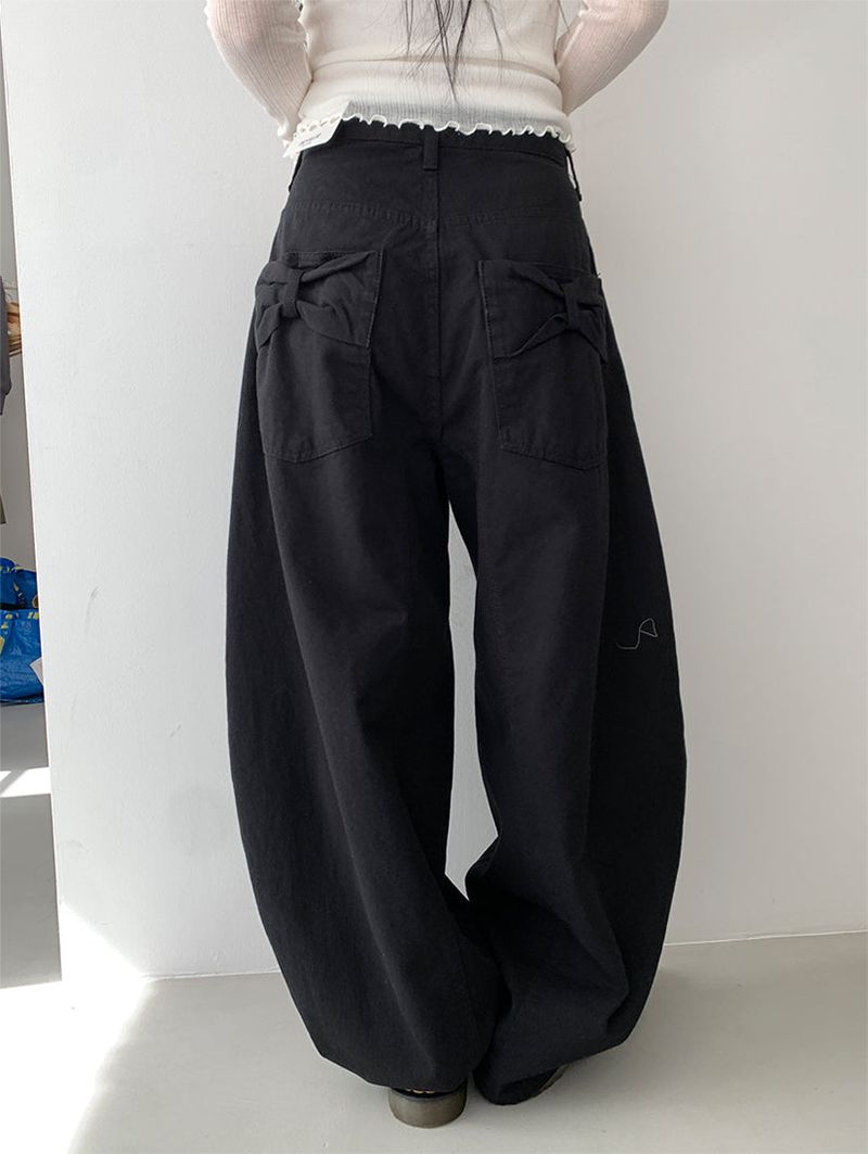 RIBBON BALLOON PANTS (2C)