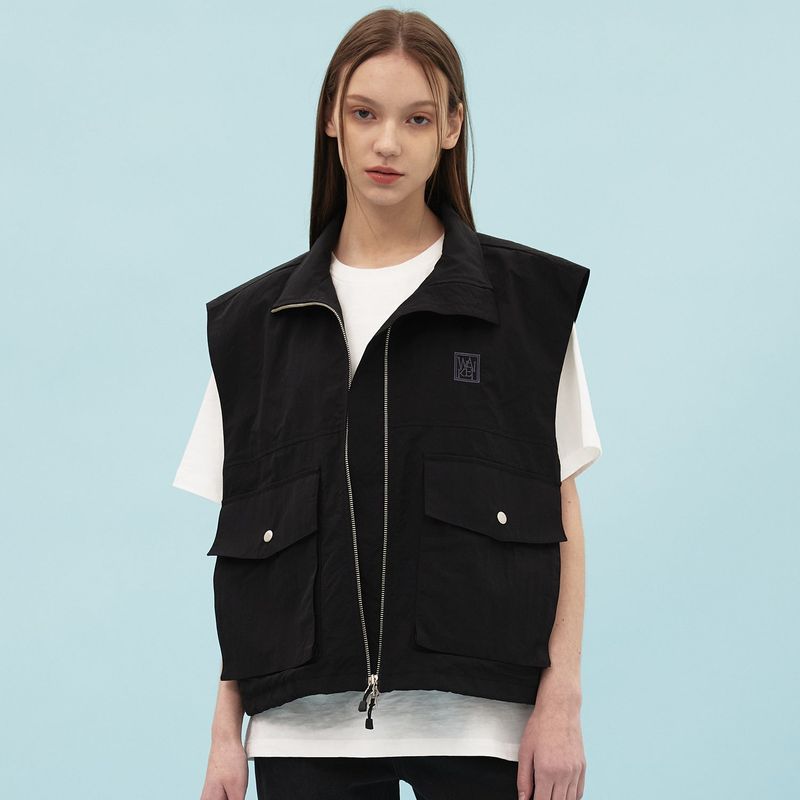 Windbreaker zipup vest