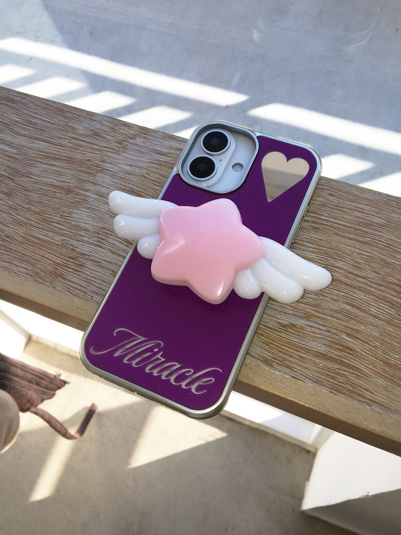 Star Wing Grip Tok Holder Smart Tok(Pink)