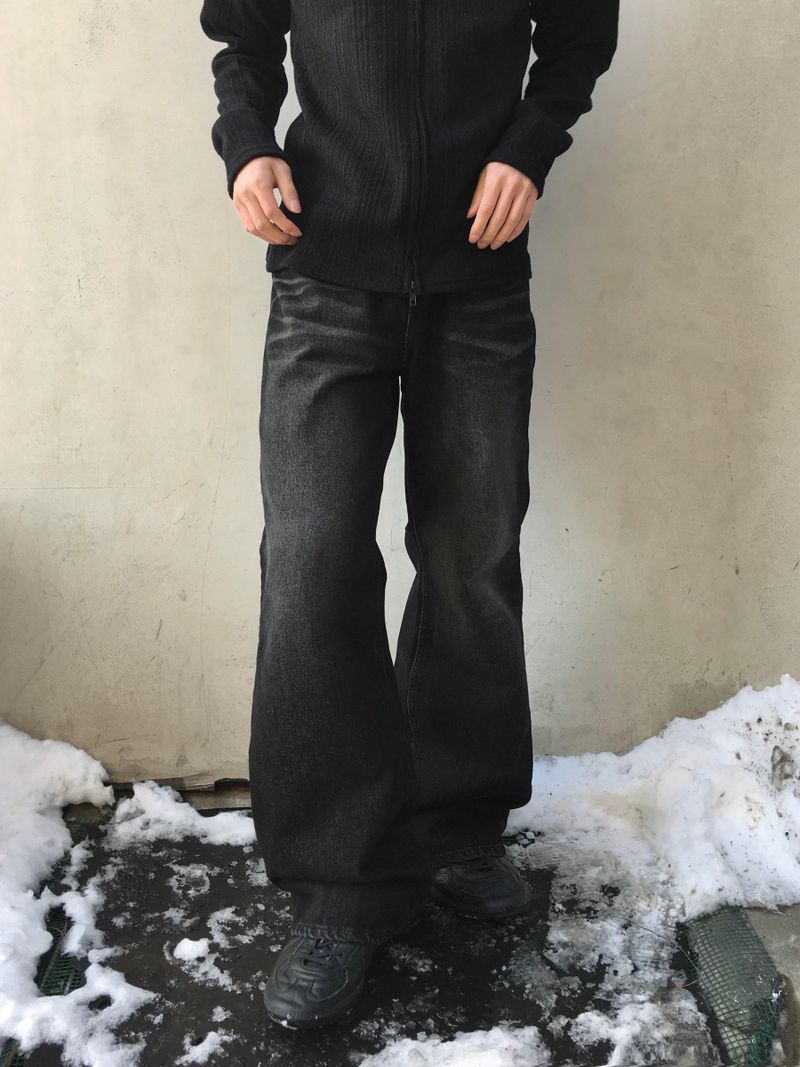 Charen Flare Denim Pants 2C