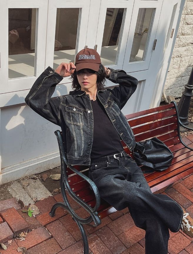 Theron Deep Washing Denim Jacket