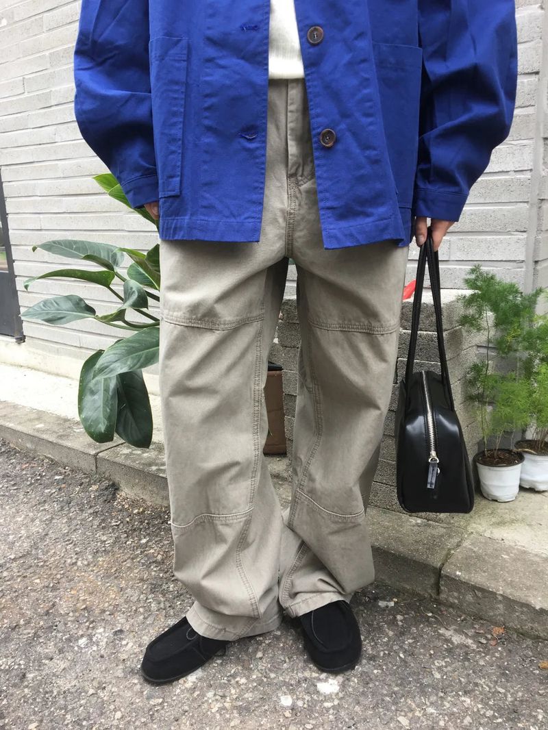 Patina panel pants (3color)