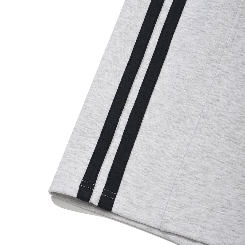 UNION JACK JERSEY MIDI SKIRT [MELANGE GRAY]