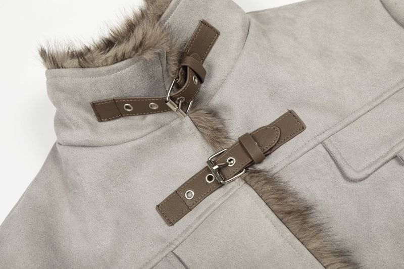 Rhea Fur Lined Buckle Jacket