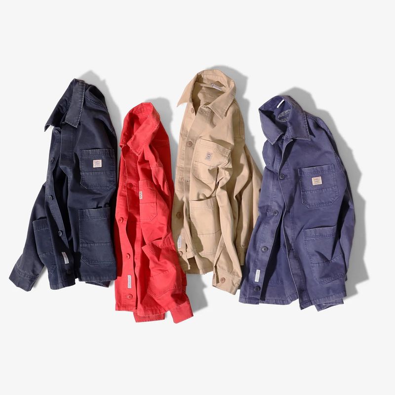 FADED TWILL WORK JACKET