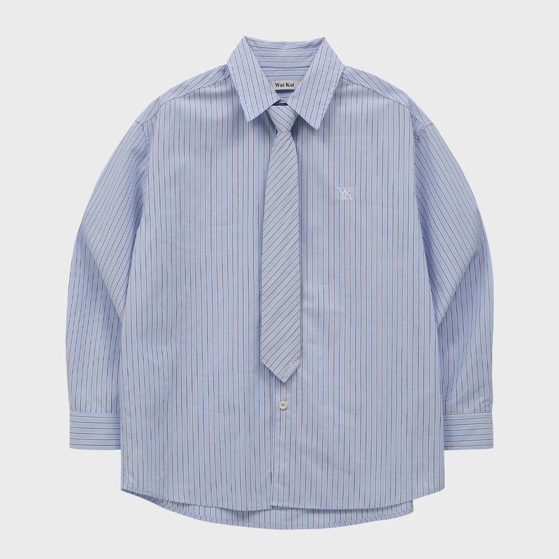 Tie Set Stripe Shirt