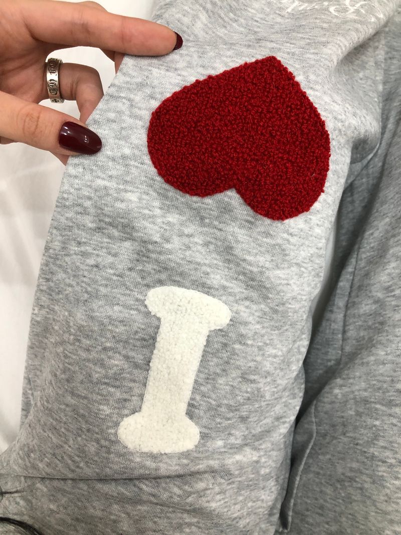 I ♥ Heart patch pants