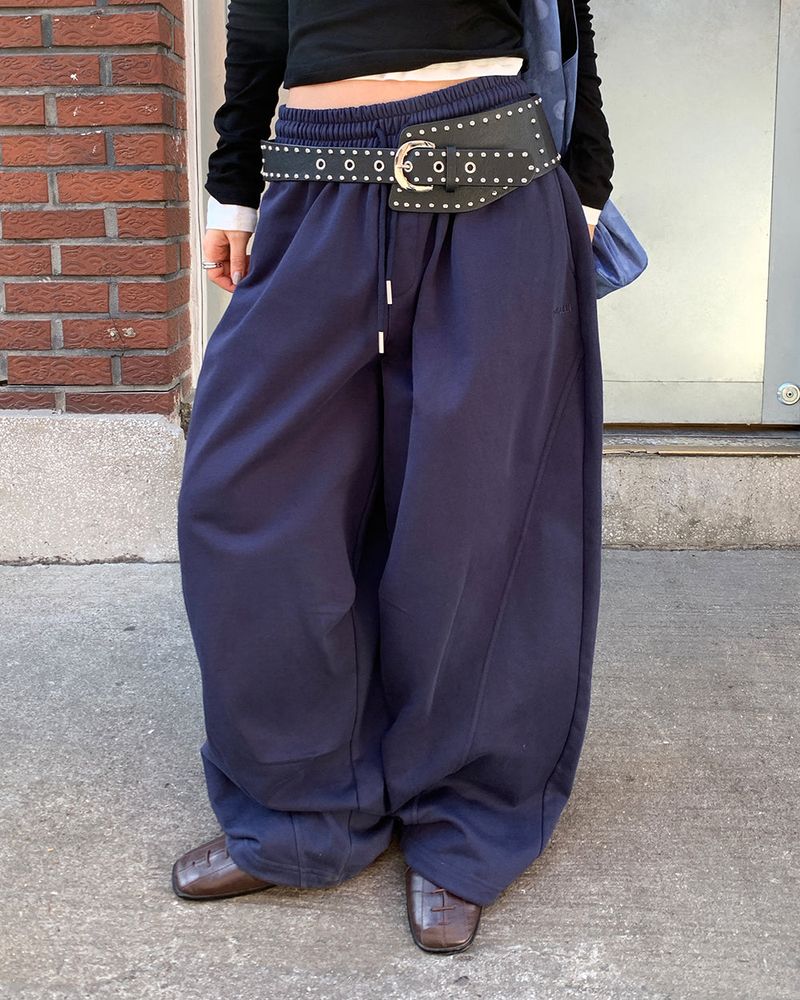 [ORIGINAL] Fib Pintuck Wide Training Two-Way Pants