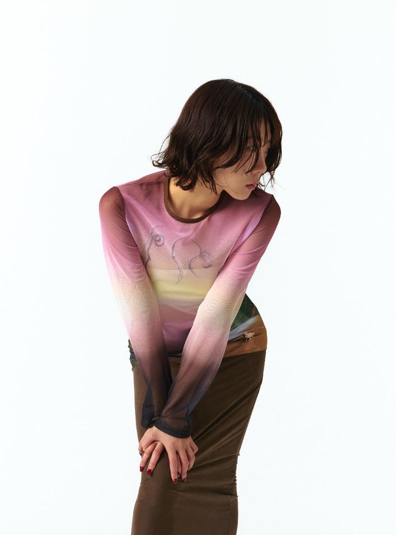 KILLING MOSQUITO MESH TOP (PINK)