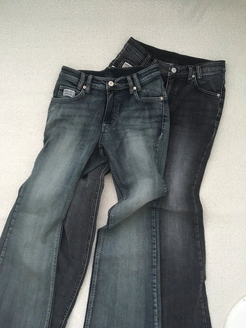 moroi（モロイ）の「ウォッシュローブーツカットデニム（パンツ）」