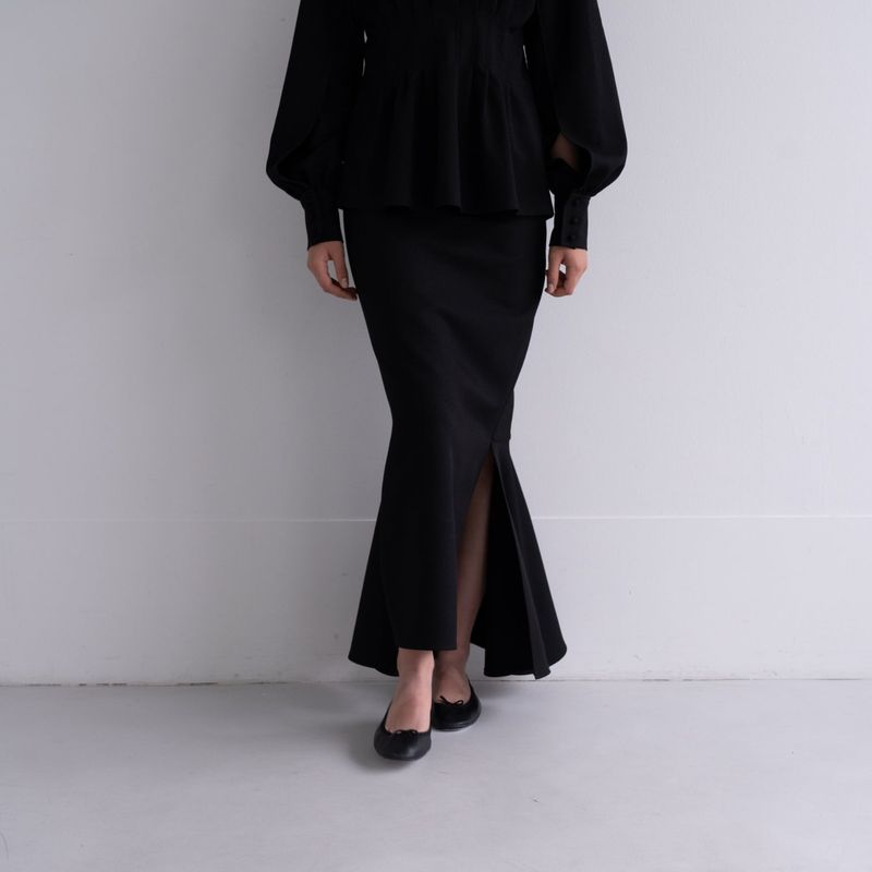 High waist mermaid skirt third