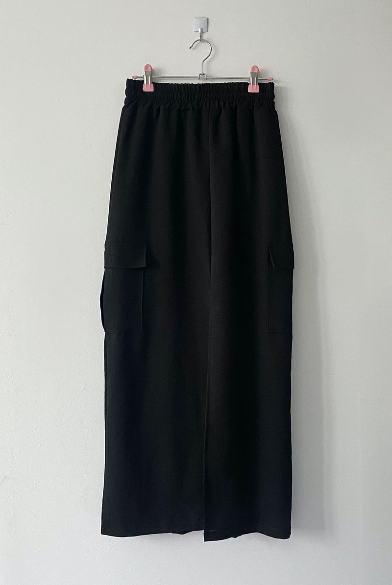 Cargo banding long skirt