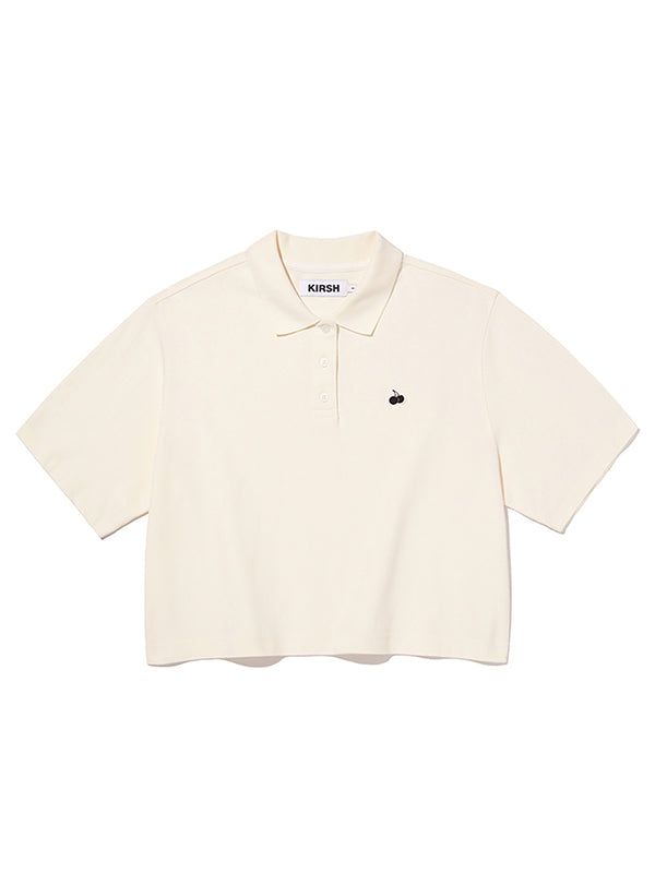 KIRSH（キルシー）の「MONO CHERRY CROP PIQUE [IVORY]（Tops）」