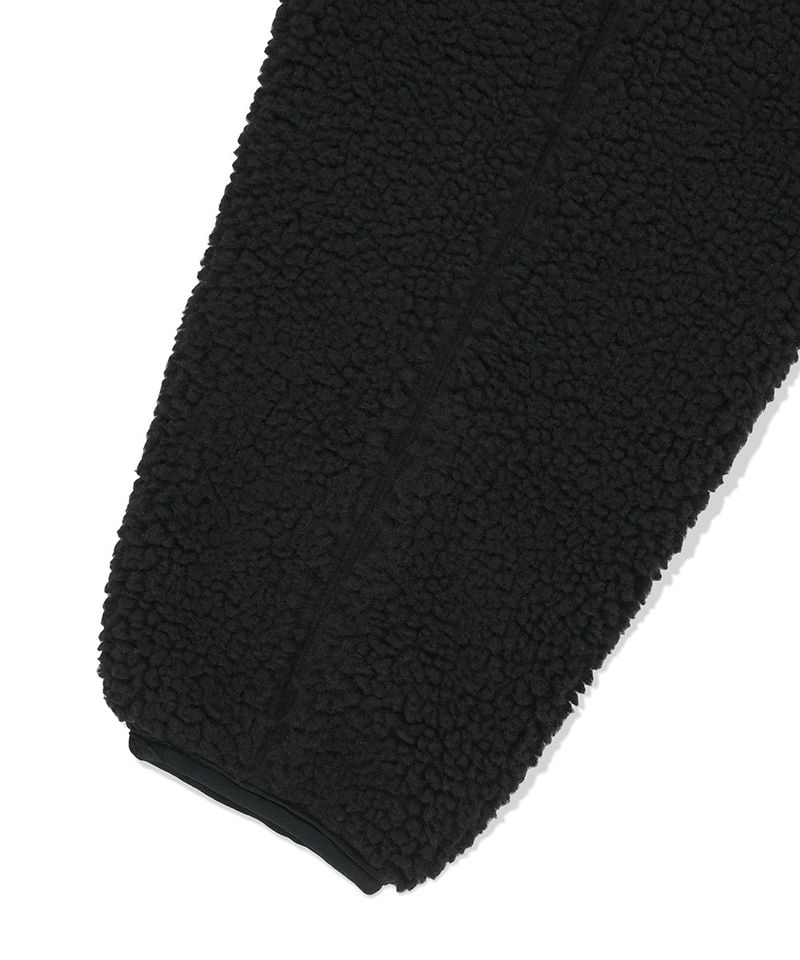 CURVED SHERPA FLEECE JACKET