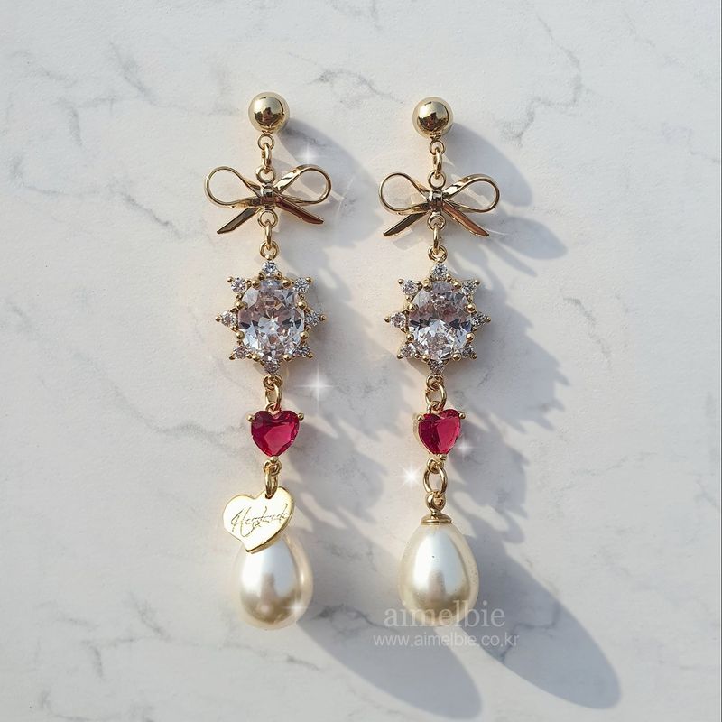 Heart Princess Earring