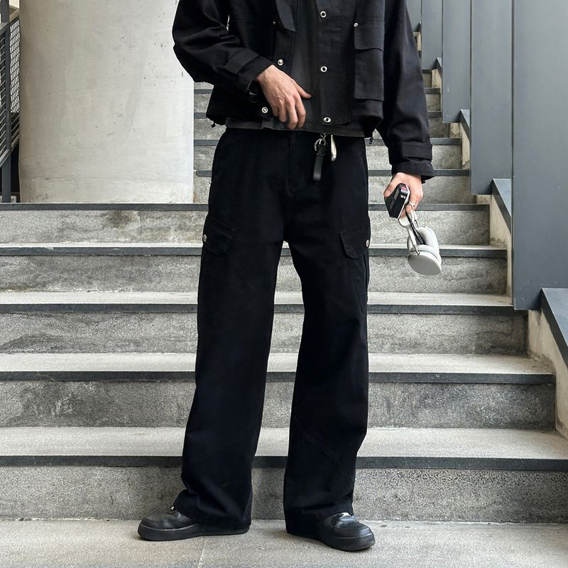lemenne(ルメンヌ)の「LMN incision washing cargo wide pants (3 colors)(Pants)」