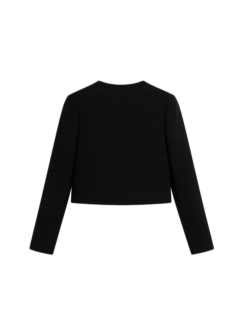 Spiral Classic Beaded Point Jacket Black