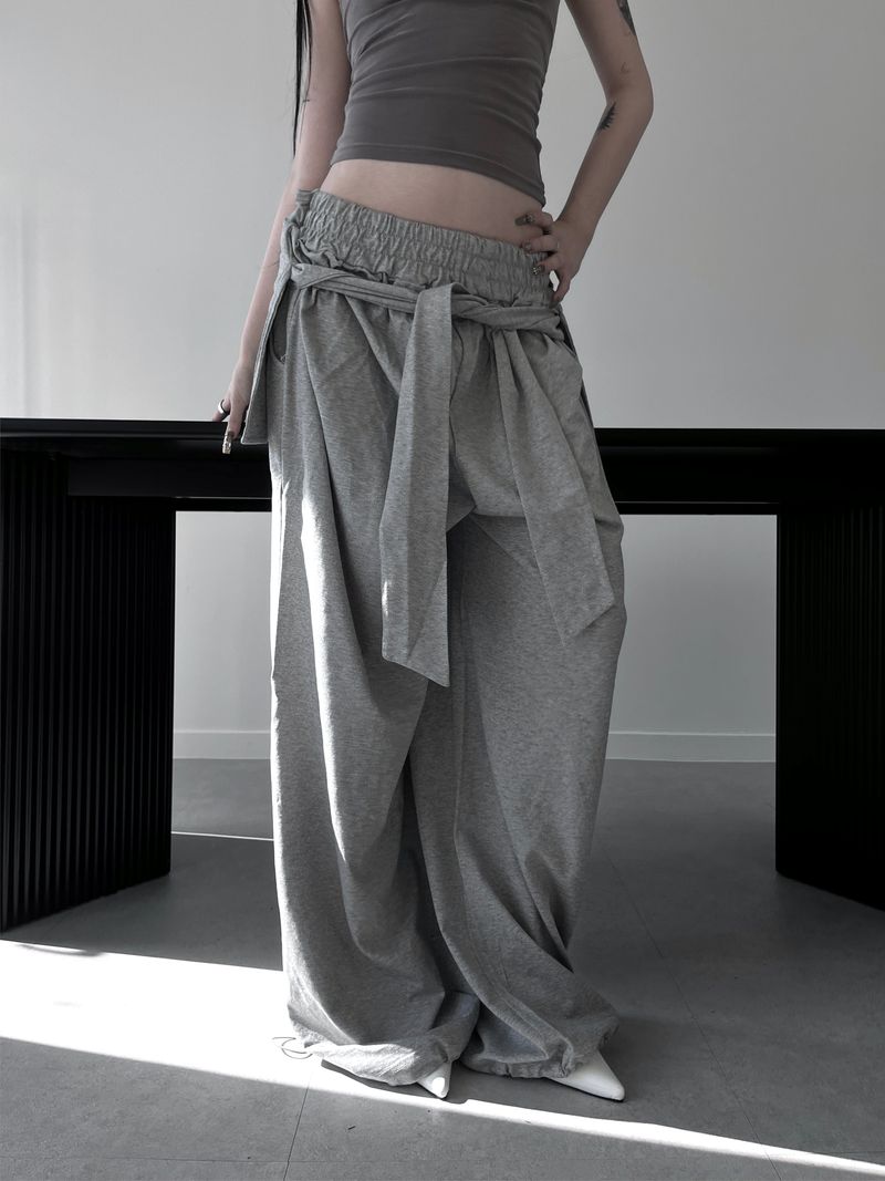 strap string pants (3color)