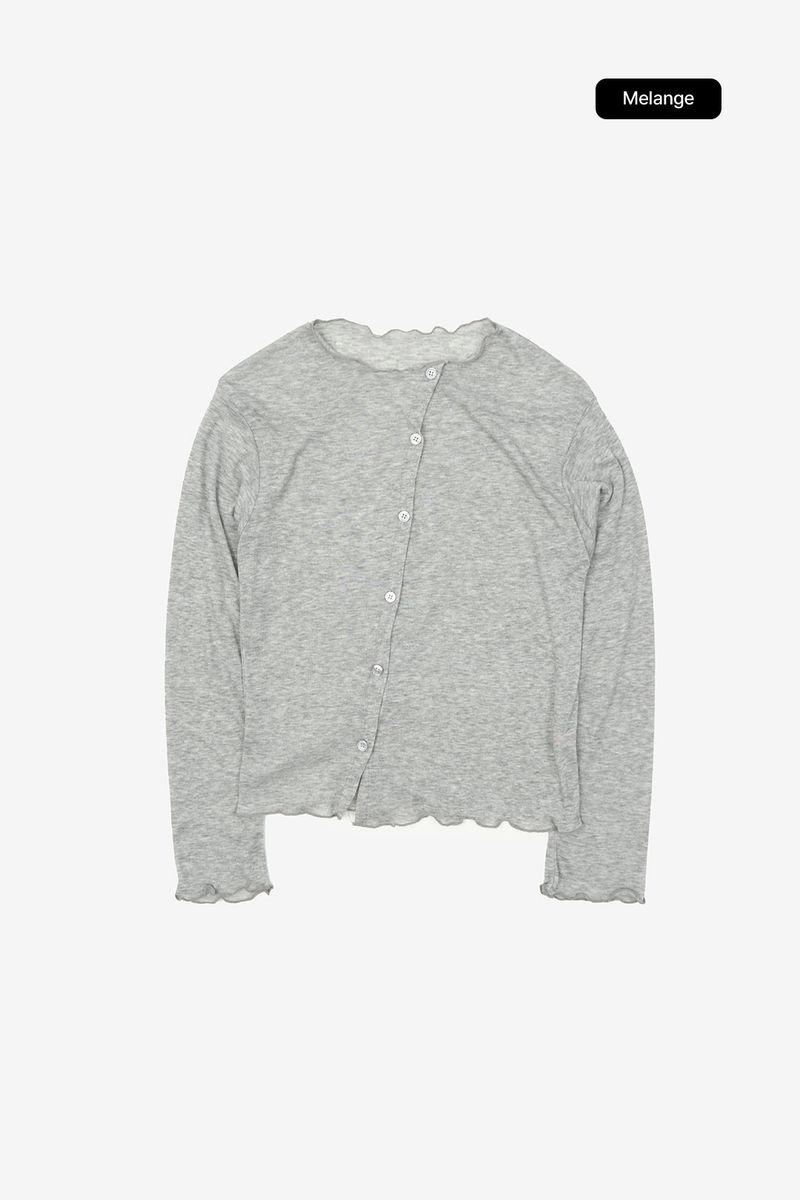 Eller lettuce edge cardigan