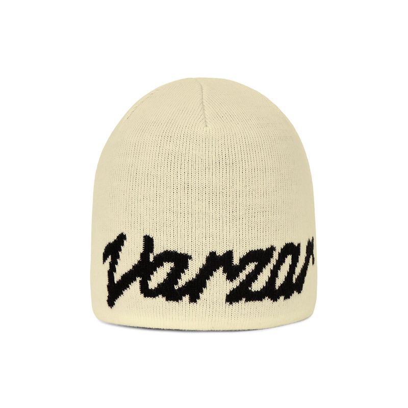 New Wave Varzar Jacquard Beanie Light Yellow