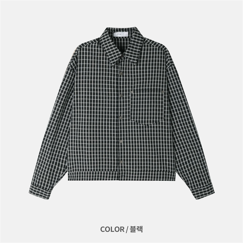 Tion Crop Check Shirt (3 Colors)