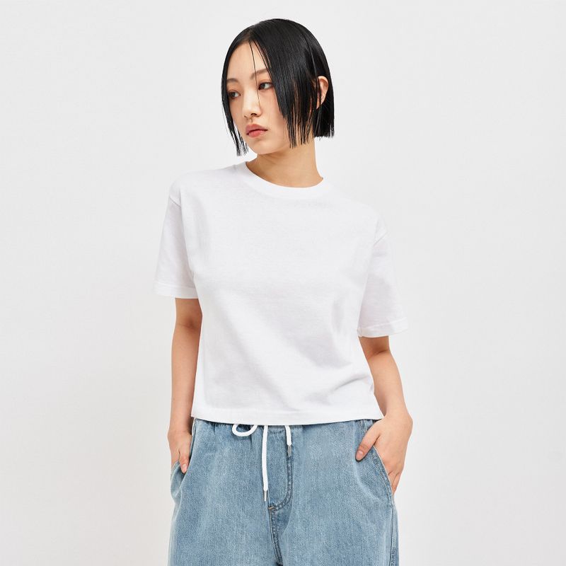 BANDING WIDE DENIM PANTS LIGHT BLUE