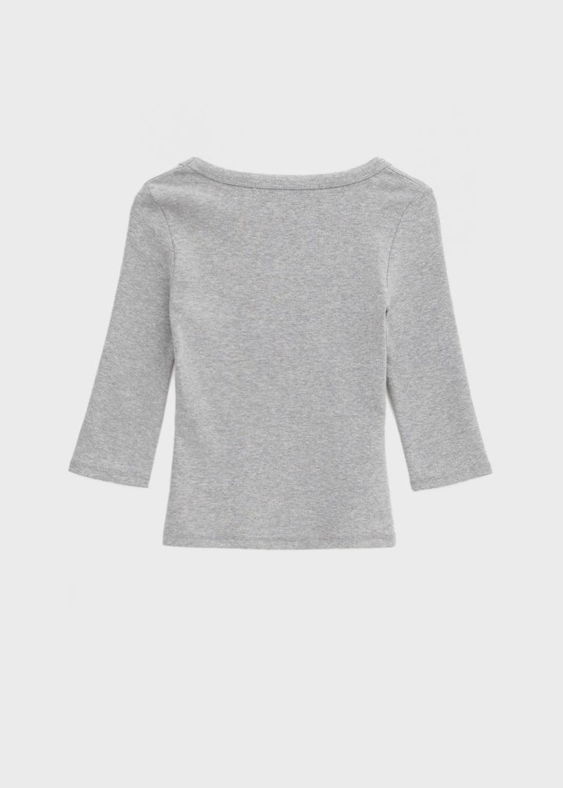 [MADE] Chofrin Square-Neck 7-Length T-Shirt