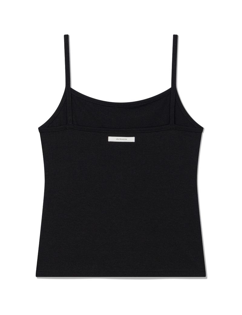 RIBBON SLEEVELESS(BLACK)