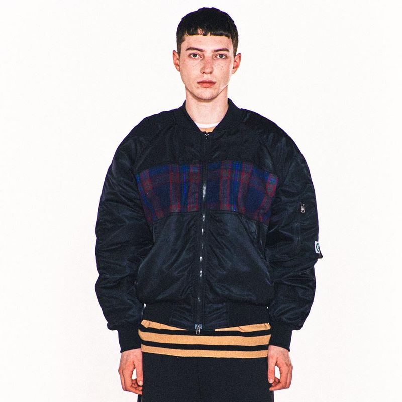 MAGE MA-1 BOMBER JACKET (BLACK)